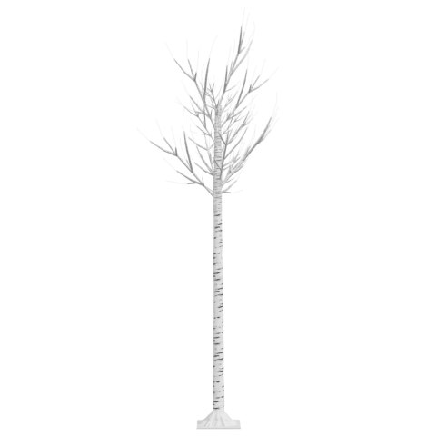 VidaXL Wierzba z oświetleniem, 200 ciepłych białych LED, 1,8 m