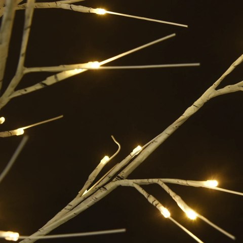 VidaXL Wierzba z oświetleniem, 200 ciepłych białych LED, 1,8 m