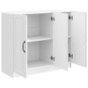 VidaXL Bufet Biały wysoki połysk 89 x 34,5 x 77 cm Drewno inżynieryjne