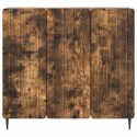 VidaXL Bufet Dąb wędzony 89 x 34,5 x 82 cm Drewno inżynieryjne