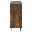 VidaXL Bufet Dąb wędzony 89 x 34,5 x 82 cm Drewno inżynieryjne