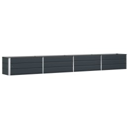 VidaXL Donica Antracyt 385 x 50 x 45 cm Stal Galwanizowana