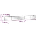 VidaXL Donica Antracyt 480 x 50 x 45 cm Stal Galwanizowana
