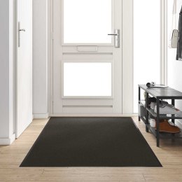 VidaXL Dywanik wejściowy Czarny 120 x 250 cm 100% poliamid