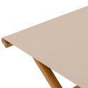 VidaXL Fotel ogrodowy 2 pcs Lite Drewno Eukaliptusowe Beżowy