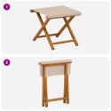 VidaXL Fotel ogrodowy 2 pcs Lite Drewno Eukaliptusowe Beżowy