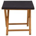VidaXL Fotel ogrodowy 2 pcs Lite Drewno Eukaliptusowe Czarny