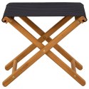VidaXL Fotel ogrodowy 2 pcs Lite Drewno Eukaliptusowe Czarny