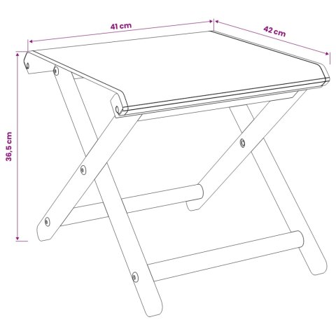 VidaXL Fotel ogrodowy 2 pcs Lite Drewno Eukaliptusowe Czarny