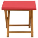 VidaXL Fotel ogrodowy 2 pcs Lite Drewno Eukaliptusowe czerwony