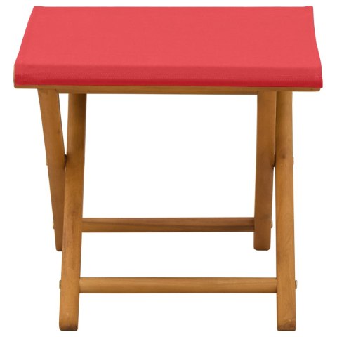 VidaXL Fotel ogrodowy 2 pcs Lite Drewno Eukaliptusowe czerwony