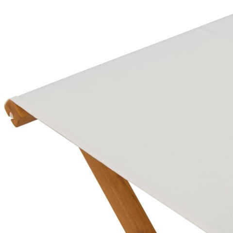 VidaXL Fotel ogrodowy 2 pcs Lite Drewno Eukaliptusowe kremowy