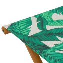 VidaXL Fotel ogrodowy 2 pcs Lite Drewno Eukaliptusowe motyw liści