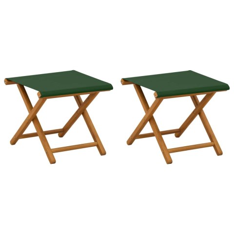 VidaXL Fotel ogrodowy 2 pcs Lite Drewno Eukaliptusowe zielony
