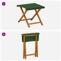 VidaXL Fotel ogrodowy 2 pcs Lite Drewno Eukaliptusowe zielony