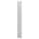 VidaXL Nisza prysznicowa srebrny 90 x 20 x 9,5 cm Stal nierdzewna