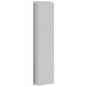 VidaXL Nisza prysznicowa srebrny 90 x 20 x 9,5 cm Stal nierdzewna
