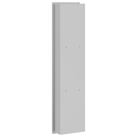 VidaXL Nisza prysznicowa srebrny 90 x 20 x 9,5 cm Stal nierdzewna