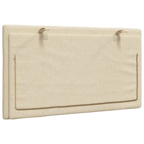 VidaXL Poduszka na wezgłowie, Hanko, kremowa, 80 cm, tkanina