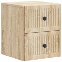 VidaXL Wisząca Szafka Nocna dąb Sonoma 33 x 34,5 x 40 cm