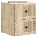 VidaXL Wisząca Szafka Nocna dąb Sonoma 33 x 34,5 x 40 cm