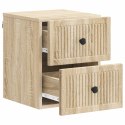 VidaXL Wisząca Szafka Nocna dąb Sonoma 33 x 34,5 x 40 cm