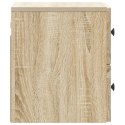 VidaXL Wisząca Szafka Nocna dąb Sonoma 33 x 34,5 x 40 cm