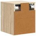 VidaXL Wisząca Szafka Nocna dąb Sonoma 33 x 34,5 x 40 cm