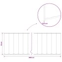 KRAWĘŻNIK DO TRAWNIKA 10 M X 10 CM STAL OCYNKOWANA SREBRNY