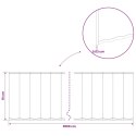 KRAWĘŻNIK DO TRAWNIKA 20 M X 15 CM STAL OCYNKOWANA SREBRNY