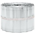 KRAWĘŻNIK DO TRAWNIKA 5 M X 15 CM STAL OCYNKOWANA SREBRNY
