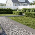 KRAWĘŻNIK DO TRAWNIKA 5 M X 25 CM STAL OCYNKOWANA SREBRNY
