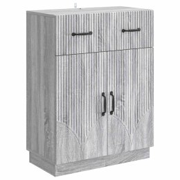 VidaXL Bufet Szary Sonoma 66 x 34,5 x 87 cm Drewno inżynieryjne