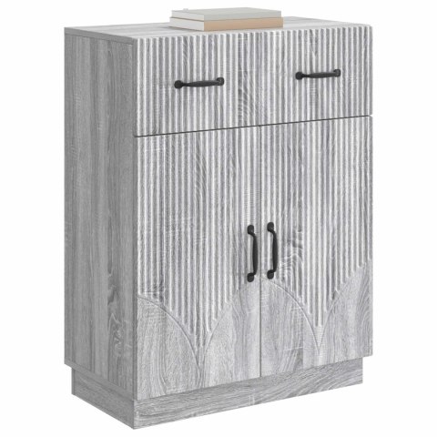 VidaXL Bufet Szary Sonoma 66 x 34,5 x 87 cm Drewno inżynieryjne