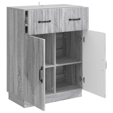 VidaXL Bufet Szary Sonoma 66 x 34,5 x 87 cm Drewno inżynieryjne