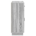 VidaXL Bufet Szary Sonoma 66 x 34,5 x 87 cm Drewno inżynieryjne
