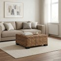 VidaXL Stolik kawowy GENDT Naturalny rattan naturalny 67 x 60 x 30 cm