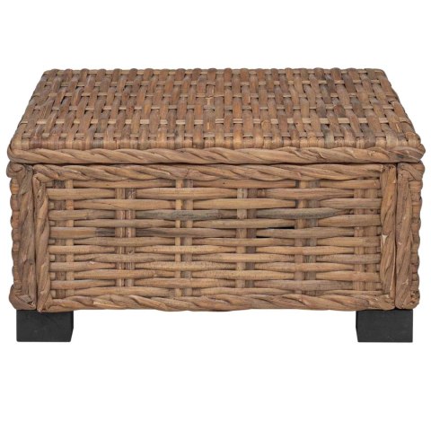 VidaXL Stolik kawowy GENDT Naturalny rattan naturalny 67 x 60 x 30 cm
