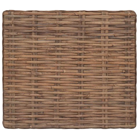 VidaXL Stolik kawowy GENDT Naturalny rattan naturalny 67 x 60 x 30 cm