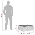 VidaXL Stolik kawowy GENDT Naturalny rattan naturalny 67 x 60 x 30 cm