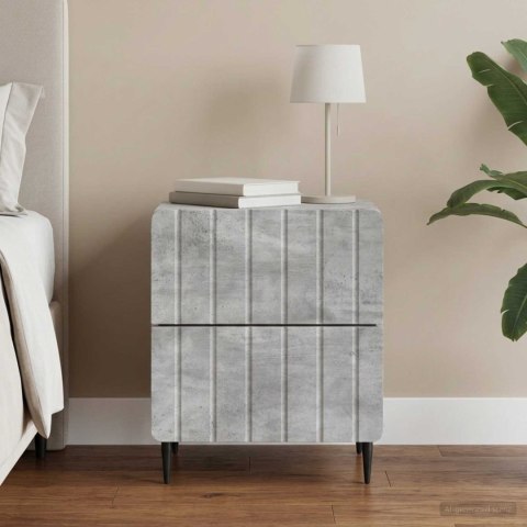 VidaXL Szafka Nocna Betonowy szary 43 x 34,5 x 49,5 cm