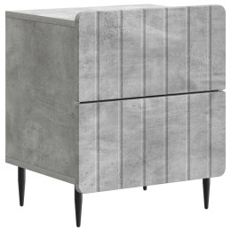 VidaXL Szafka Nocna Betonowy szary 43 x 34,5 x 49,5 cm