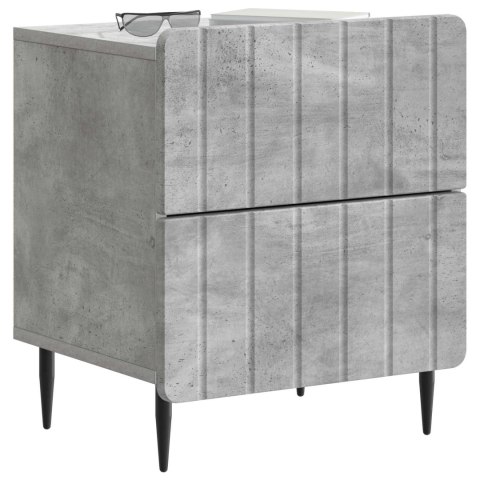 VidaXL Szafka Nocna Betonowy szary 43 x 34,5 x 49,5 cm