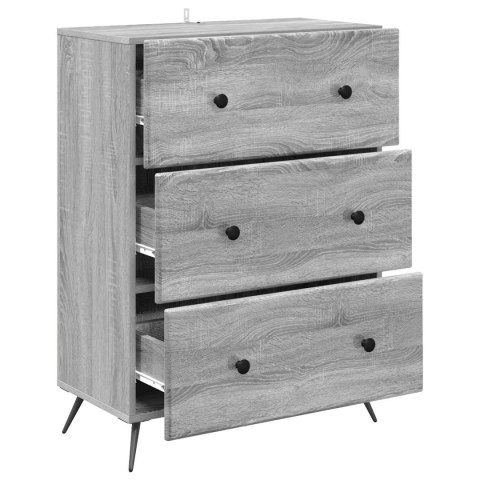 VidaXL Szafka z Szufladami 66 x 34,5 x 90 cm Drewno inżynieryjne