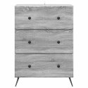 VidaXL Szafka z Szufladami 66 x 34,5 x 90 cm Drewno inżynieryjne