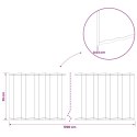 KRAWĘŻNIK DO TRAWNIKA 10 M X 25 CM STAL OCYNKOWANA SREBRNY