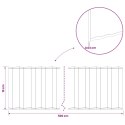 KRAWĘŻNIK DO TRAWNIKA 5 M X 10 CM STAL OCYNKOWANA SREBRNY