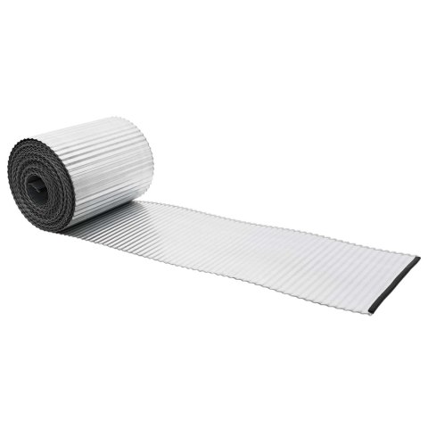Vidaxl Krawężnik do trawnika 5 m x 15 cm Stal ocynkowana srebrny