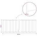 KRAWĘŻNIK DO TRAWNIKA 5 M X 20 CM STAL OCYNKOWANA SREBRNY