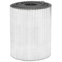 KRAWĘŻNIK DO TRAWNIKA 5 M X 20 CM STAL OCYNKOWANA SREBRNY